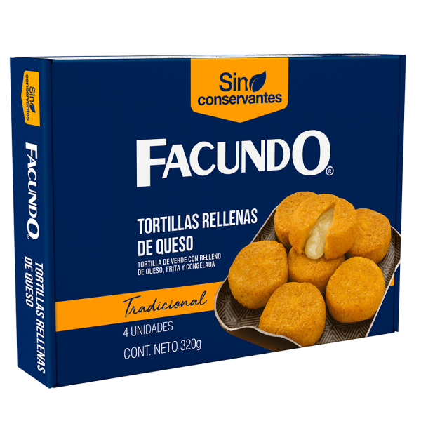 TORTILLA DE VERDE CON QUESO FACUNDO